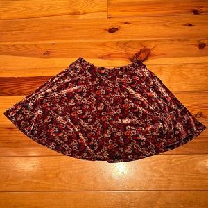 Hollis yet soft, silky skirt.